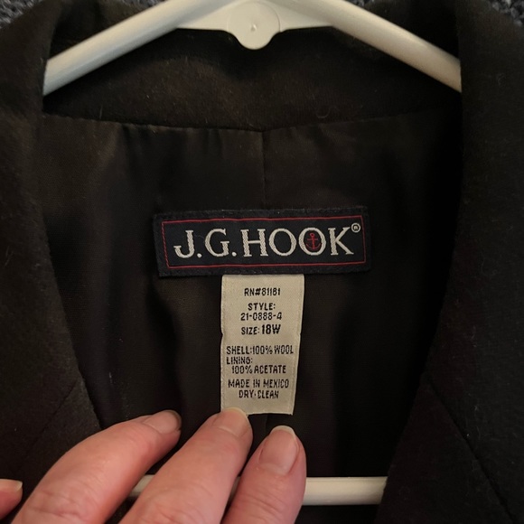 Ladies JGHook Blazer - Black - Size 18W - Picture 3 of 4